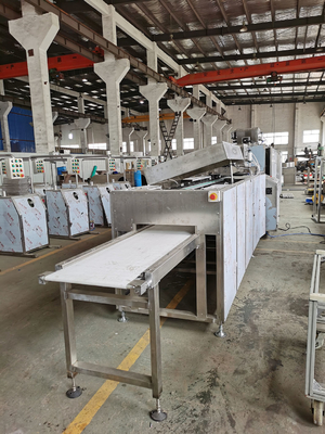 Sss304 Automatic Chocolate Coating Machine Cooling Tunnel Candy Enrober
