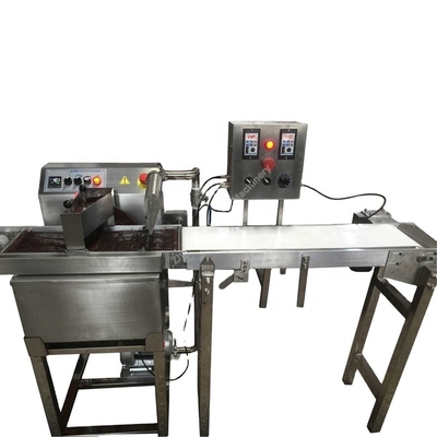 15kg 30kg 60kg Chocolate Making Machine Coating Covering Machine For Waffer Cookies