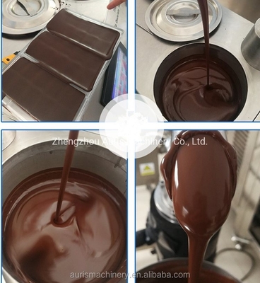 Automatic Chocolate Tempering Machine Black AT6 Chocolate Melter Machine