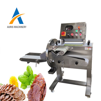 Cooked Meat Dicing Slicing Machine Chicken Breast Jerky Slicer 0.77 Kw
