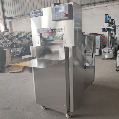 Frozen Beef Roll Pieces Cutter Machine Chilled Mutton Chopping Freezing 550w