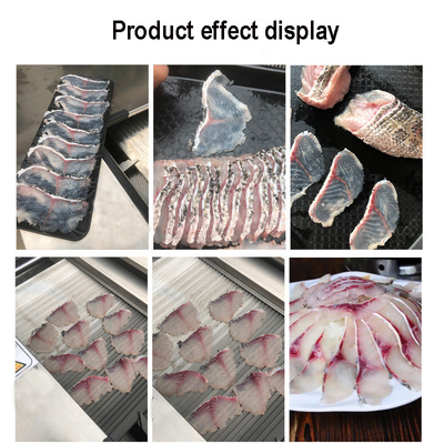 Black Carp Filleting Cod Fish Slitting Machine With Sloped 380v