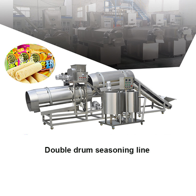 Chocolate Jam Peanut Butter Sandwich Core Filled Rice Cracker Puffed Snack Food Production Line Processing Equipment