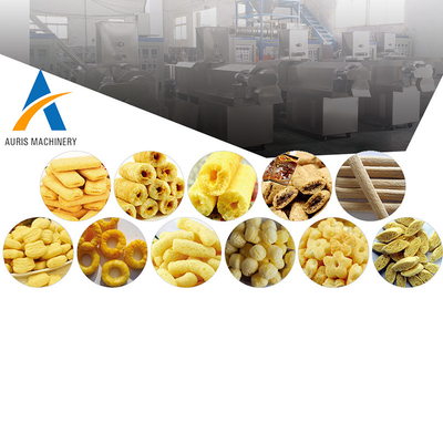 Chocolate Jam Peanut Butter Sandwich Core Filled Rice Cracker Puffed Snack Food Production Line Processing Equipment
