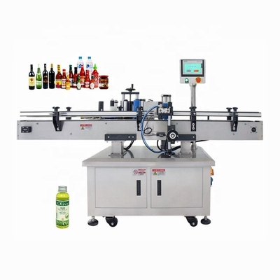 High Speed Automatic Sticker Labeller Round Glass Bottle Labeling Machine For Food Industry