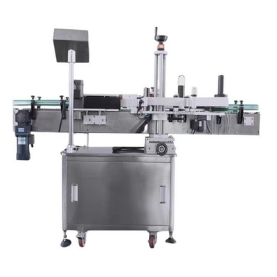 Automatic sticker bottle labeling machine bottle label applicator for plastic glass containers