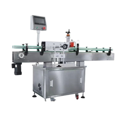 Automatic sticker bottle labeling machine bottle label applicator for plastic glass containers