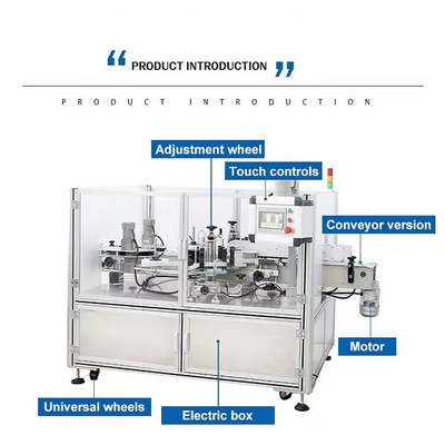 Automatic Anti Tamper Label Sticker Cosmetic Labeling Machines Adhesive Applicator Box Labeling Machine
