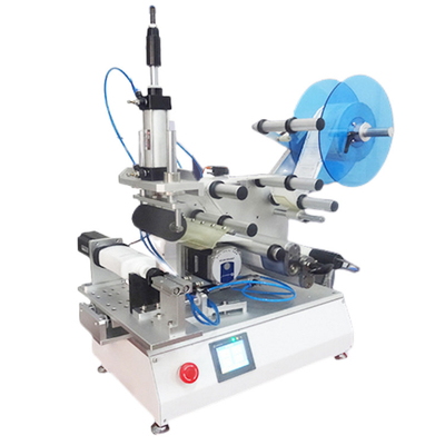 Multi-function rotary labeling machines semi-automatic round flat bottle double-sided labeling machine
