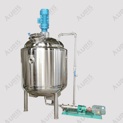 304ss Stainless Steel Vacuum Mixer Machine Stuffing Meat Emulsifying Machine